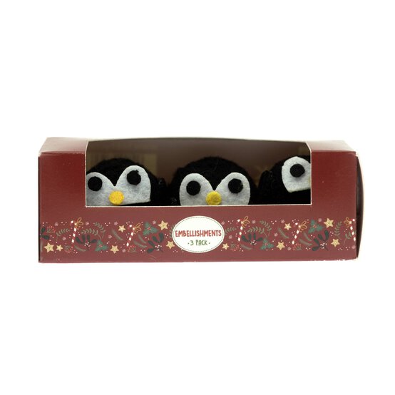 Penguin Embellishments 3 Pack  image number 4
