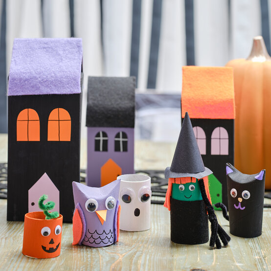 How to Make a Halloween Village image number 1