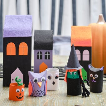 How to Make a Halloween Village