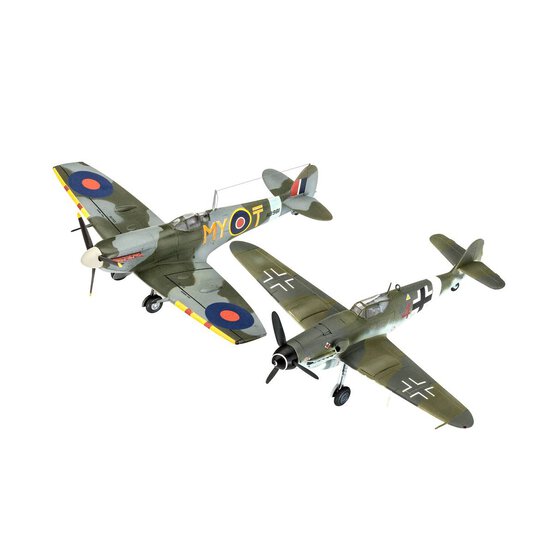 Revell Messerschmitt Bf109G-10 and Spitfire Mk. V Model Kit 1:72 image number 2
