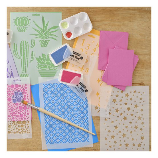 Tile Pattern Stencil 21cm x 29cm  image number 3