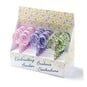 Assorted Pastel Floral Embroidery Scissors 9.5cm image number 1