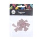 Striped Pink Bow Card Toppers 4 Pack image number 4