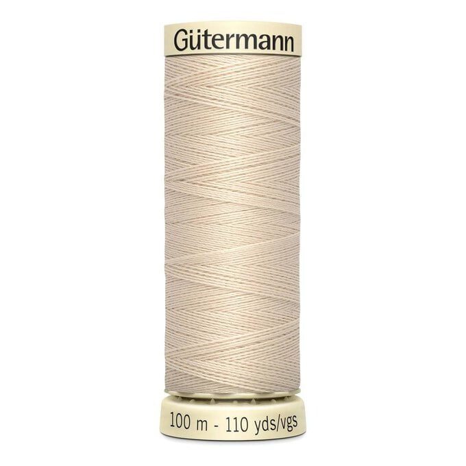 Gutermann Beige Sew All Thread 100m (169) image number 1