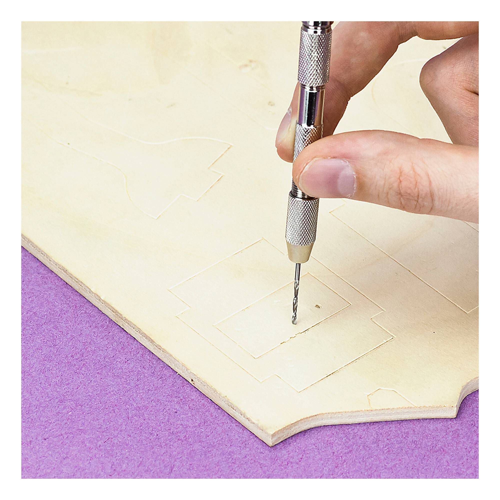 Modelcraft Pin Vice DoubleEnded Swivel Top and 5 Drill Bits Hobbycraft