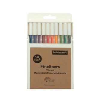 Coloured Fineliners 10 Pack image number 3