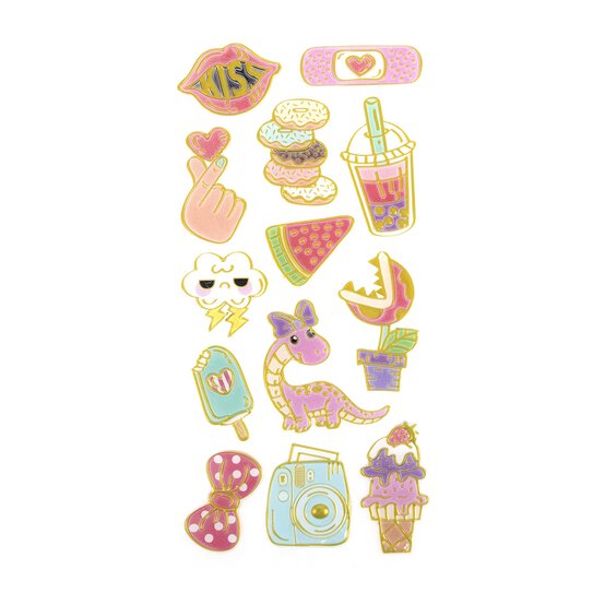 Summertime Gel Stickers image number 1