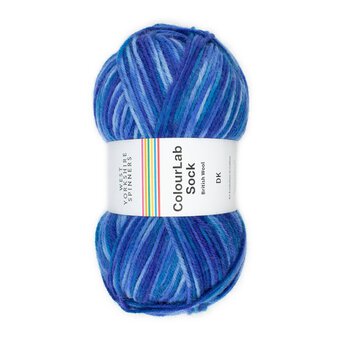 West Yorkshire Spinners Blues ColourLab Sock DK 150g