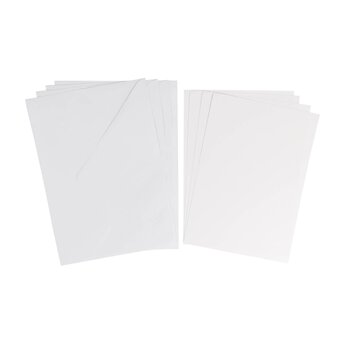 White Card Sheets and Envelopes A4 4 Pack | Hobbycraft