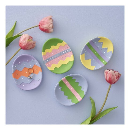 Paint Your Own Egg Trinket Dishes 4 Pack image number 2