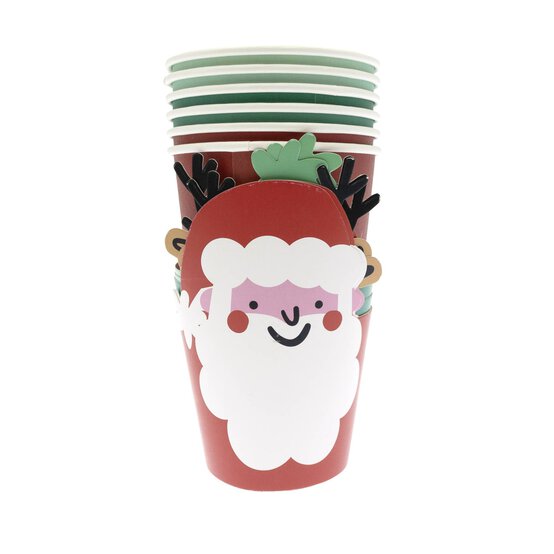 Christmas Character Cups 6 Pack image number 2