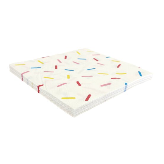 Rainbow Celebration Napkins 16 Pack image number 3