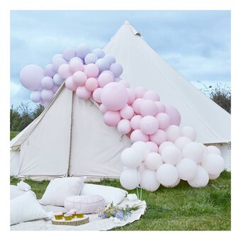 Ginger Ray Pink and Purple Balloon Arch Kit image number 2