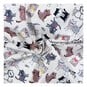 Purrfect Cats Whiskers and Tails Cotton Fabric by the Metre image number 1