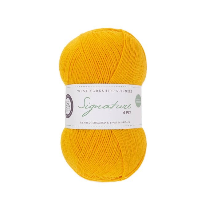 West Yorkshire Spinners Sunflower Signature 4 Ply 100g image number 1