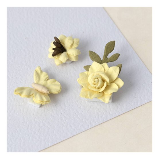 Handmade Sunshine Cloria Flowers 18 Pack image number 2