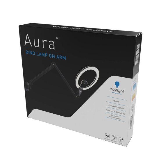 Daylight Aura Ring Lamp on Arm image number 5