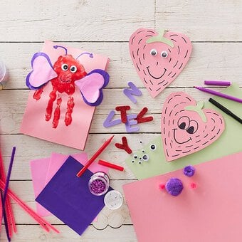 2 Quick and Easy Kids Valentine's Day Cards
