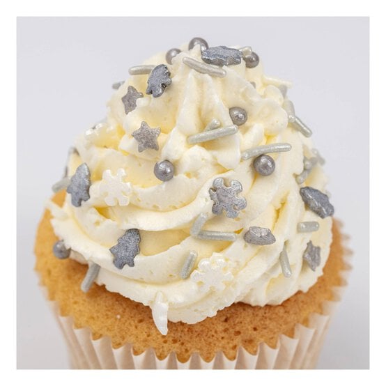 PME Silver Shining Star Sprinkles 160g image number 4