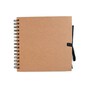 Spiral Bound Kraft Scrapbook 8 x 8 Inches image number 1