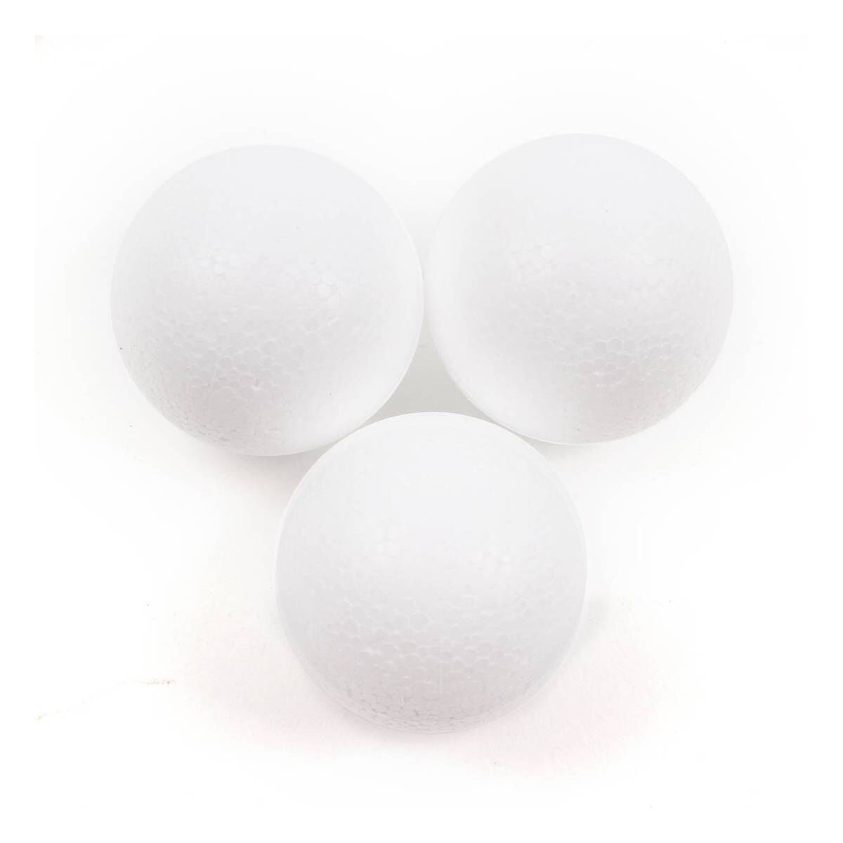 Polystyrene Ball 4cm 3 Pack Hobbycraft