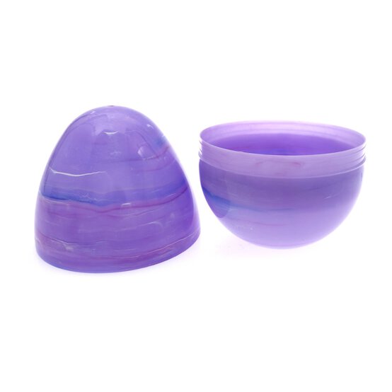 Purple Marble Fillable Egg 15cm image number 3