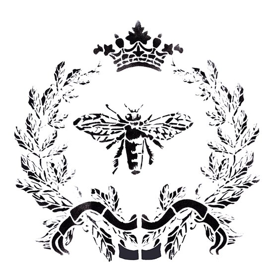 Queen Bee Stencil 25cm x 25cm  image number 2