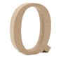 MDF Wooden Letter Q 8cm image number 1