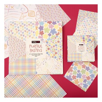 Playful Pastels Paper Pad 12 x 12 Inches 18 Pack