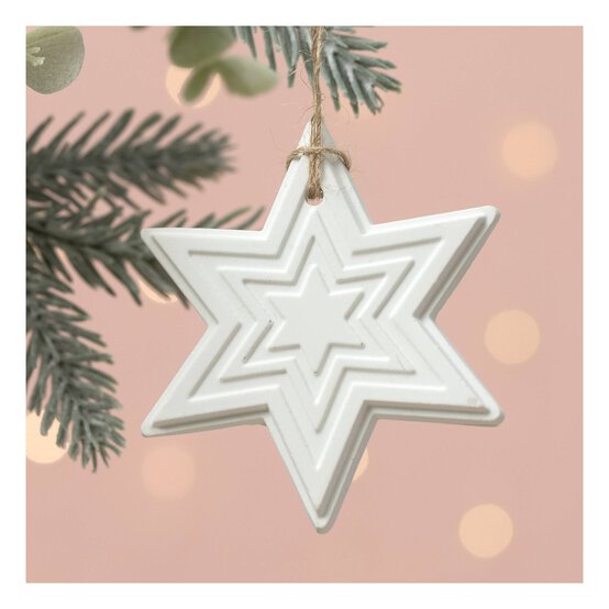 Hanging Star Decoration 8.5cm image number 1