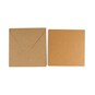 Kraft Cards and Envelopes 6 x 6 Inches 10 Pack image number 3