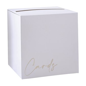 Ginger Ray Gold Foiled Wedding Card Box 25cm