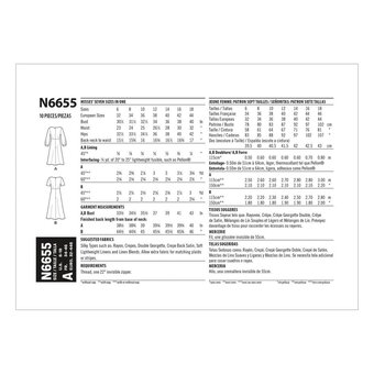 New Look Women's Dress Sewing Pattern N6655