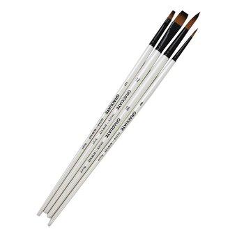 Daler-Rowney Graduate All Purpose Bright and Round Brushes 4 Pack