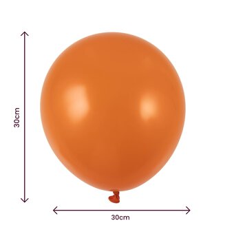 Orange Latex Balloons 10 Pack