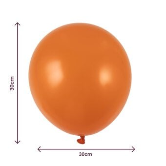 Orange Latex Balloons 10 Pack image number 2