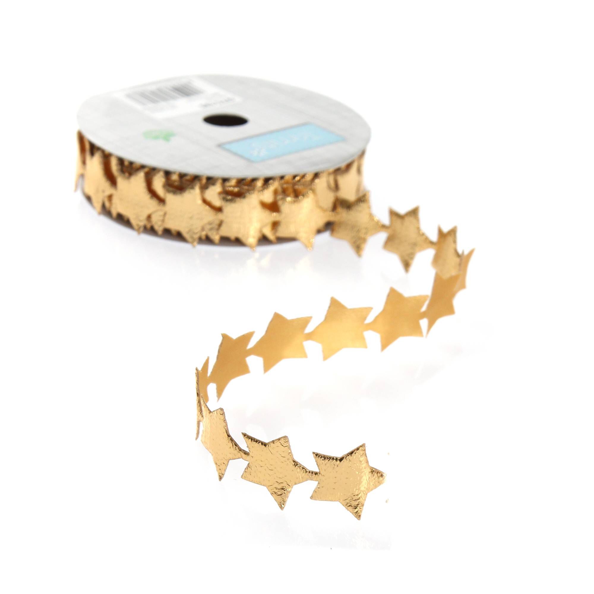 Gold Star Ribbon Trim 20mm x 2m Hobbycraft