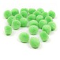 Bright Green Pom Poms 2cm 25 Pack image number 1