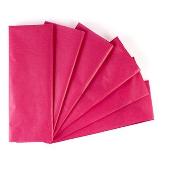 Hot Pink Tissue Paper 50cm x 75cm 6 Pack