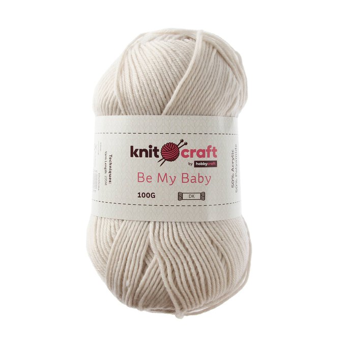 Knitcraft Grey Be My Baby DK Yarn 100g Hobbycraft