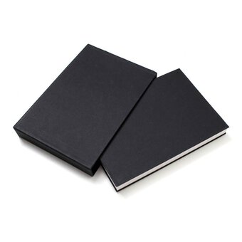 West A4 140 g Stapled Laminated Sketchbook - Black