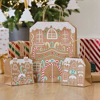 How to Personalise a Christmas Gift Bag with Posca Pens