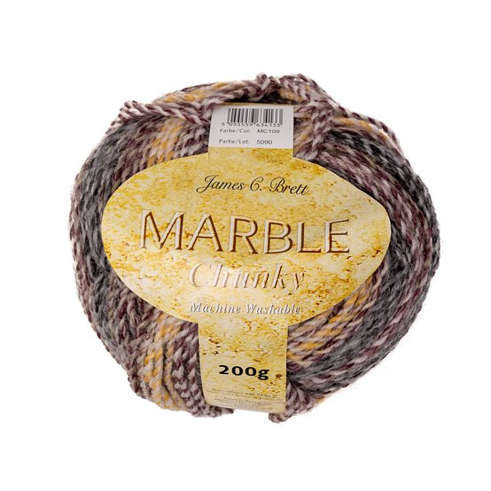 James C Brett Rock Face Marble Chunky Yarn 200g image number 1