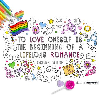 2 FREE Downloadable Pride Colouring Sheets