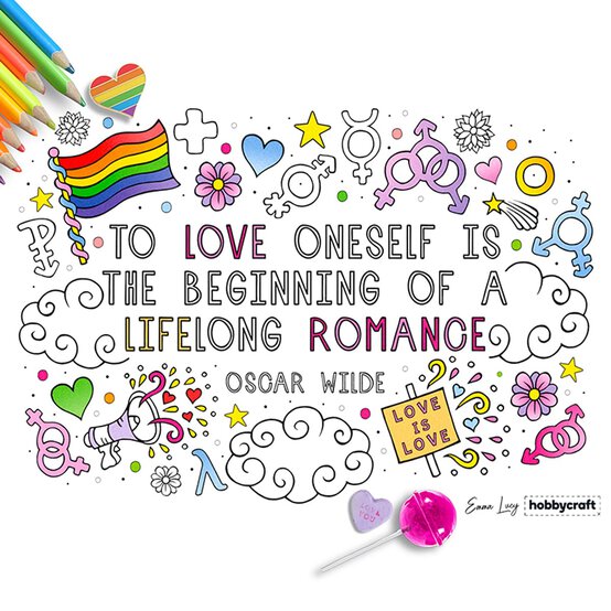 2 FREE Downloadable Pride Colouring Sheets image number 1