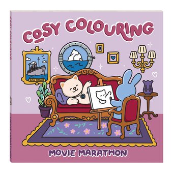 Cosy Colouring Movie Marathon Colouring Book