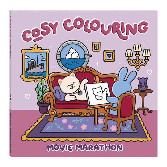 Cosy Colouring Movie Marathon Colouring Book image number 1