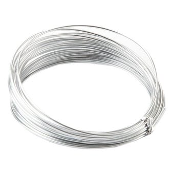 Oasis Silver Aluminium Wire 11.5m