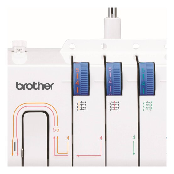 Brother 734DS Overlocker Machine image number 3