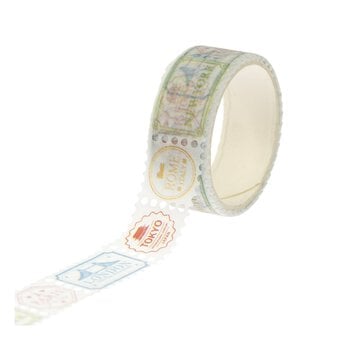 Travel Stamp Washi Tape 2m